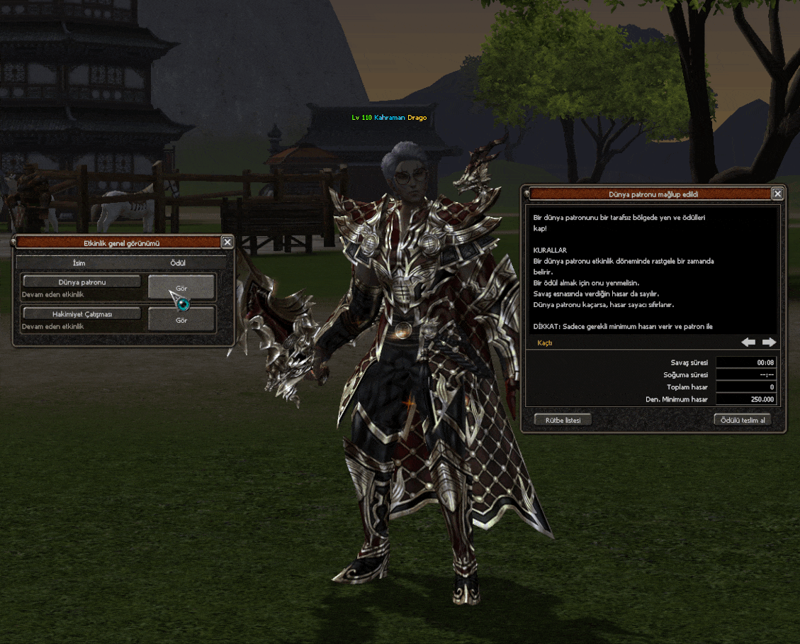 Drago2 In Game Events