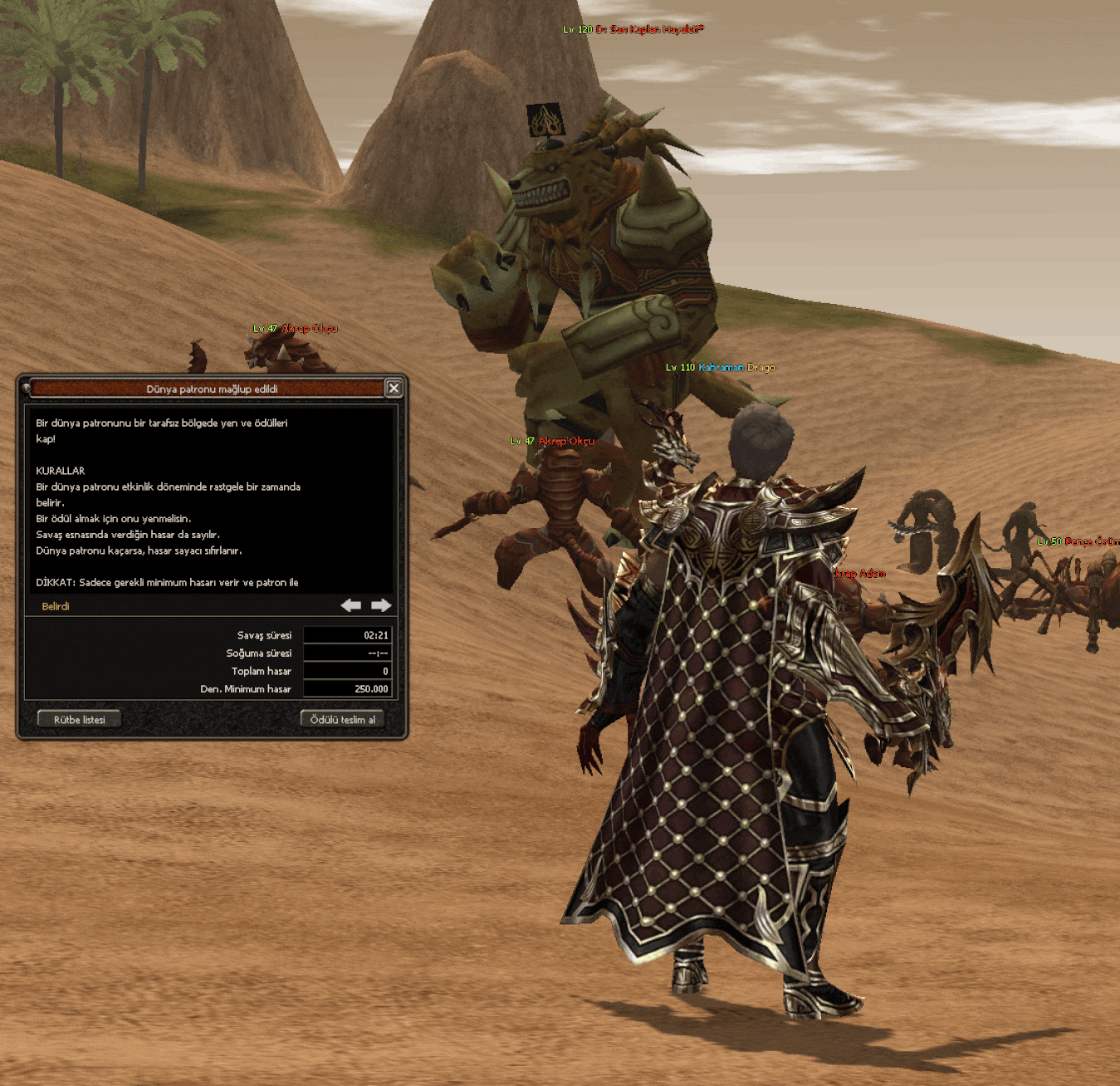 Drago2 World Boss Event